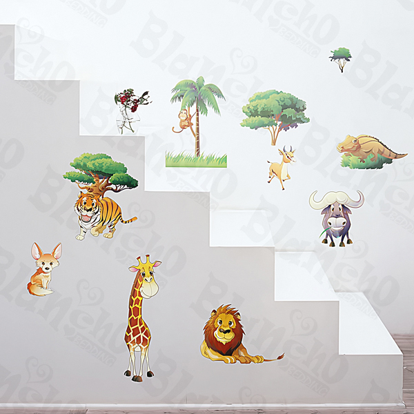 African Field - Medium Wall Decals Stickers Appliques Home Decor